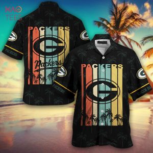 Green Bay Packers Print Graffiti Summer Hawaiian Shirt - Binteez