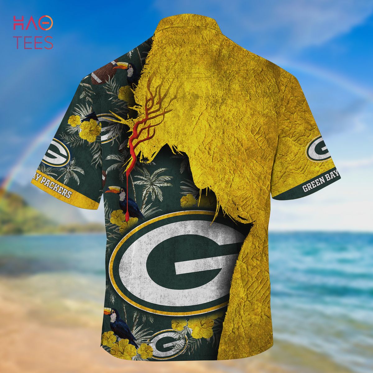 TRENDING] Green Bay Packers NFL Hawaiian Shirt, Retro Vintage Summer