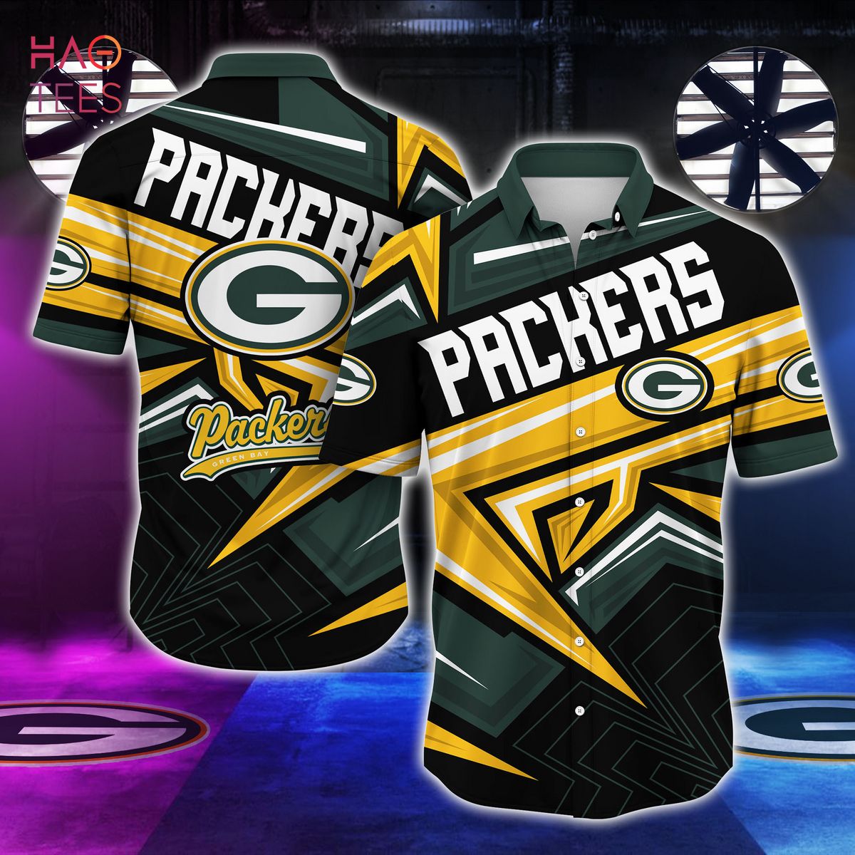 Green Bay Packers Sport Hawaiian Shirt NFL Teams Black Gift For