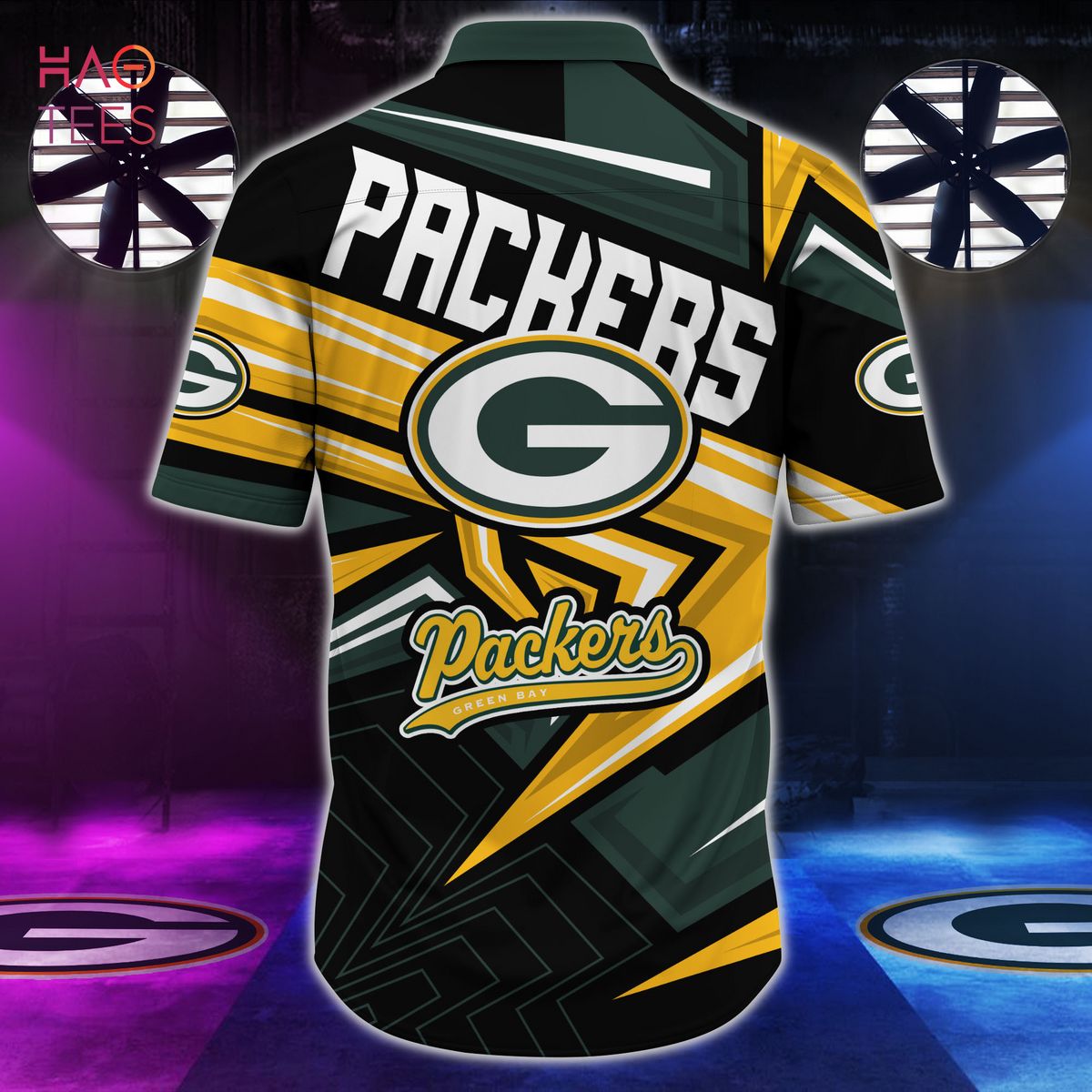 black and gold packers jersey