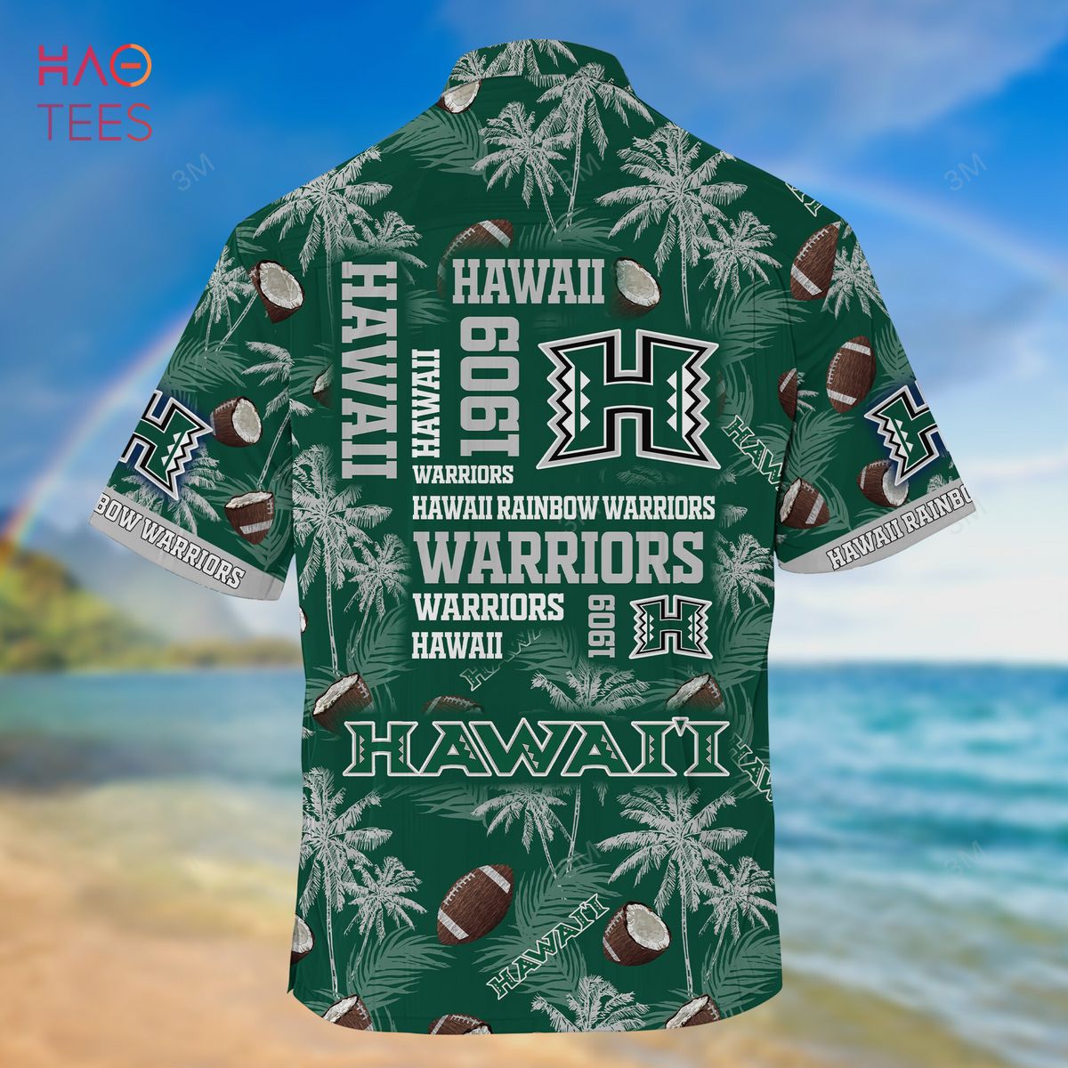 TRENDING] Hawaii Rainbow Warriors Personalized Hawaiian Shirt