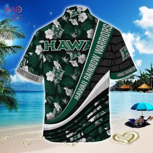 [TRENDING] Hawaii Rainbow Warriors Summer Hawaiian Shirt, With Tropical Flower Pattern For Fans