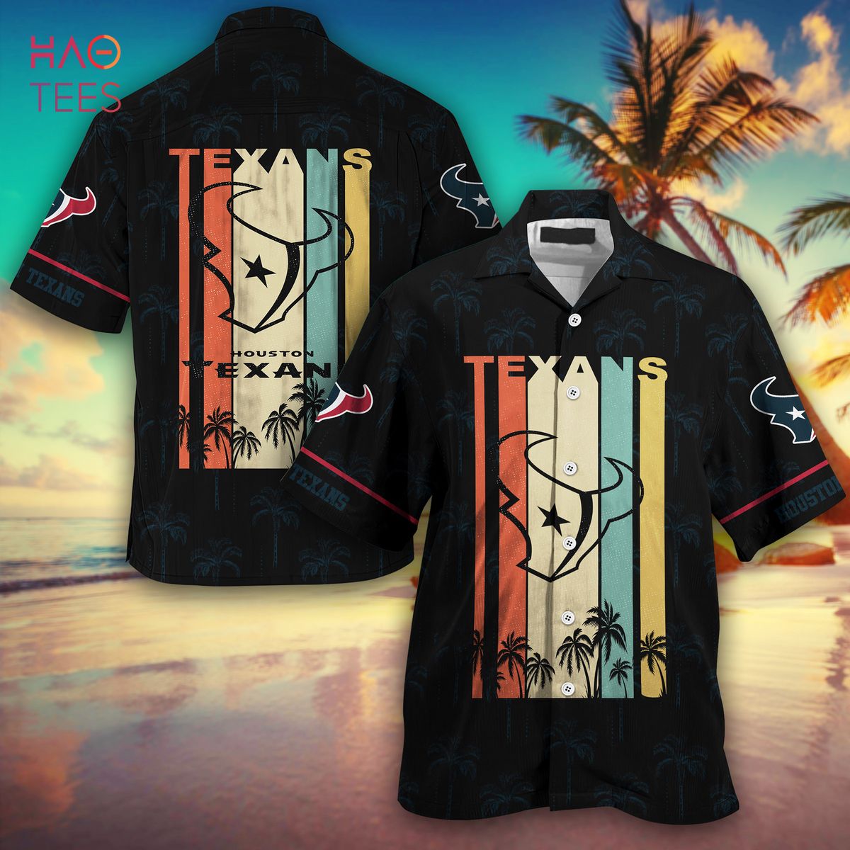 [TRENDING] Houston Texans NFL Hawaiian Shirt, Retro Vintage Summer