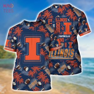 [TRENDING] Illinois Fighting Illini Hawaiian Shirt, New Gift For Summer