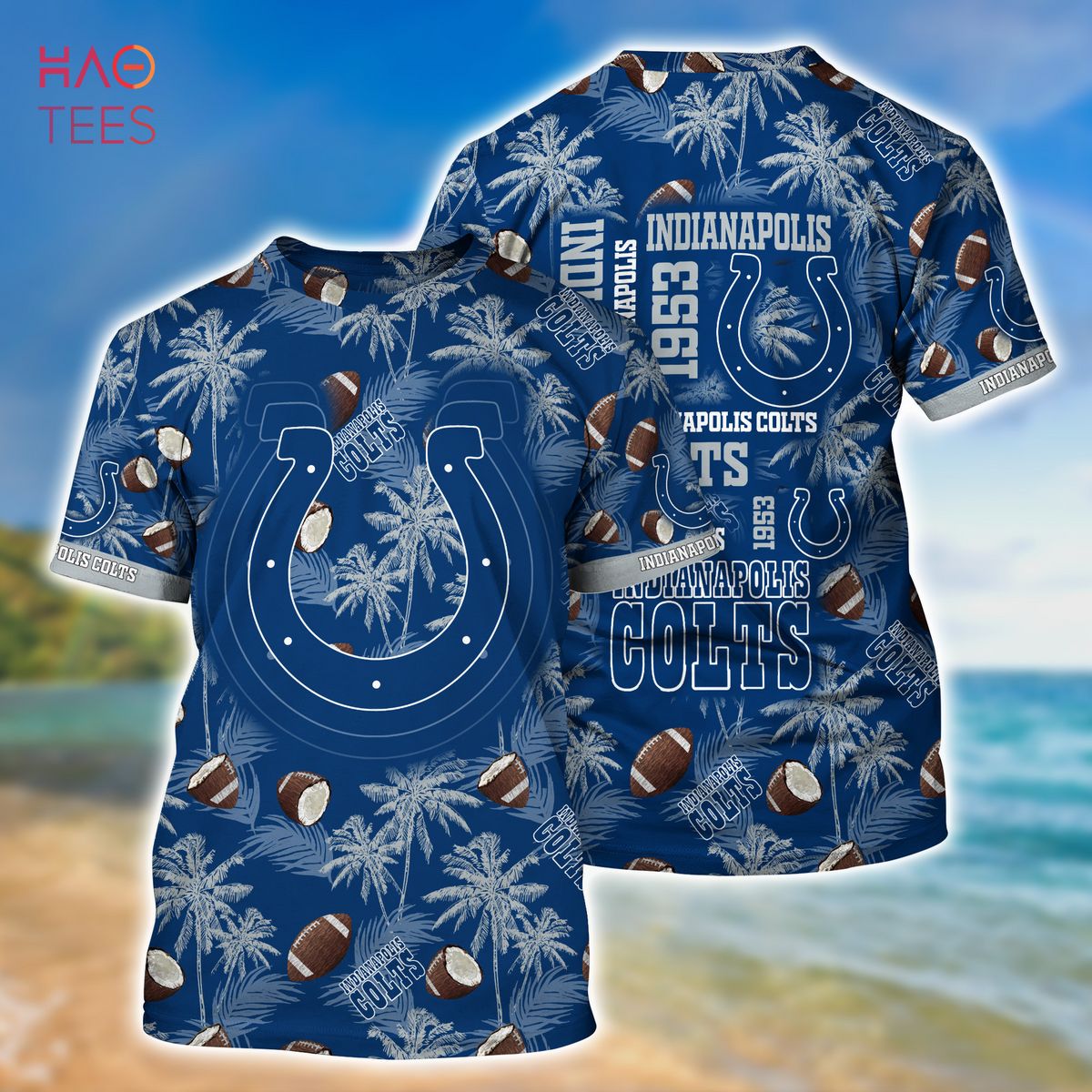 TRENDING] Indianapolis Colts NFL Hawaiian Shirt, Retro Vintage Summer