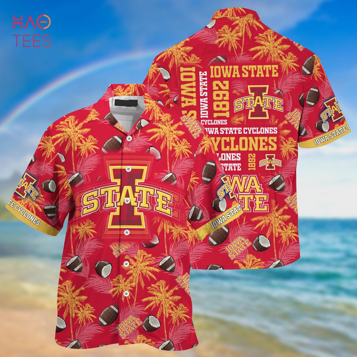 [TRENDING] Iowa State Cyclones  Hawaiian Shirt, New Gift For Summer