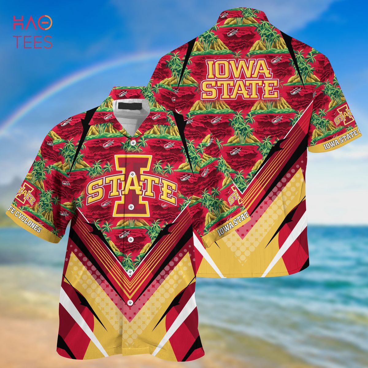 [TRENDING] Iowa State Cyclones  Summer Hawaiian Shirt And Shorts, For Sports Fans This Season