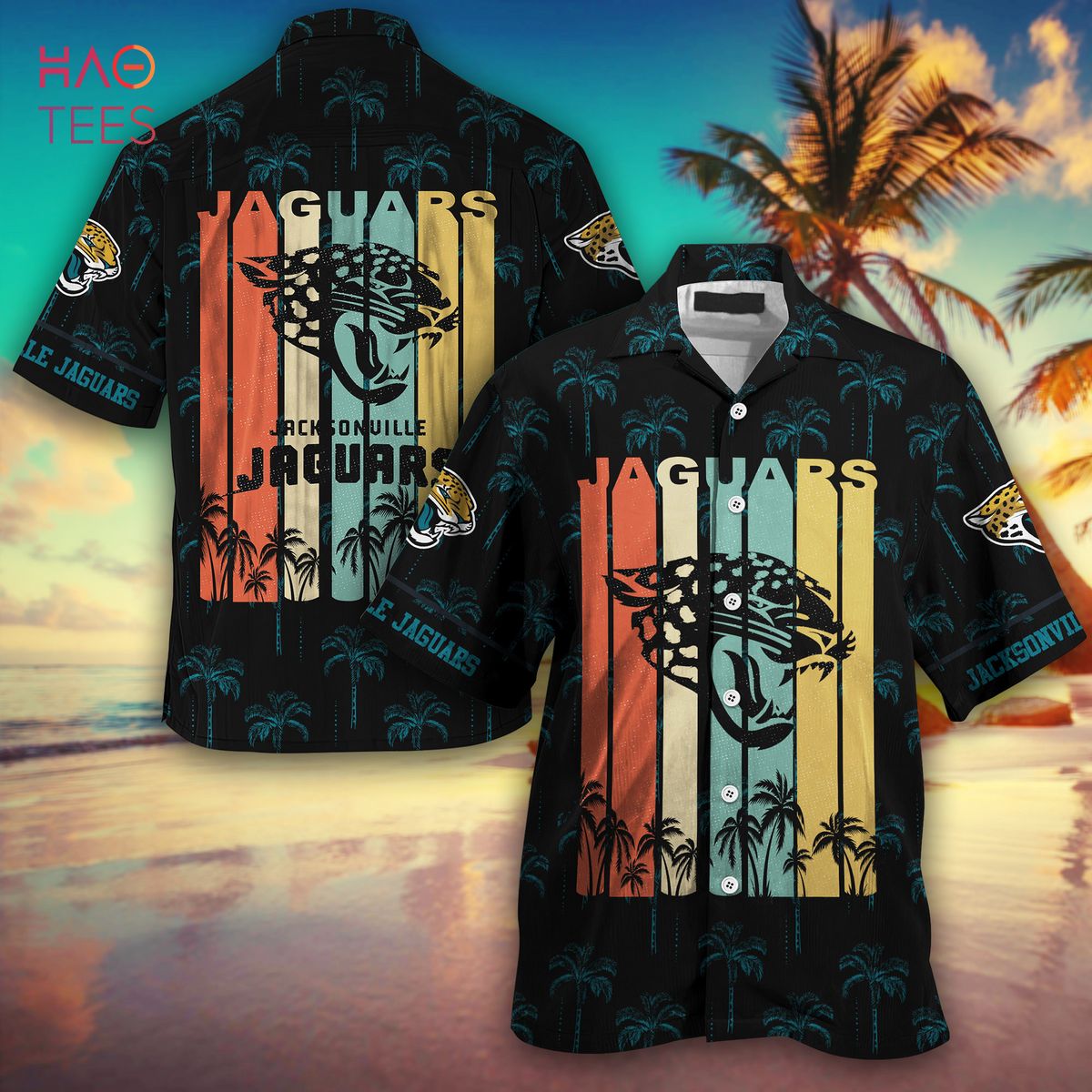 [TRENDING] Jacksonville Jaguars NFL Hawaiian Shirt, Retro Vintage Summer