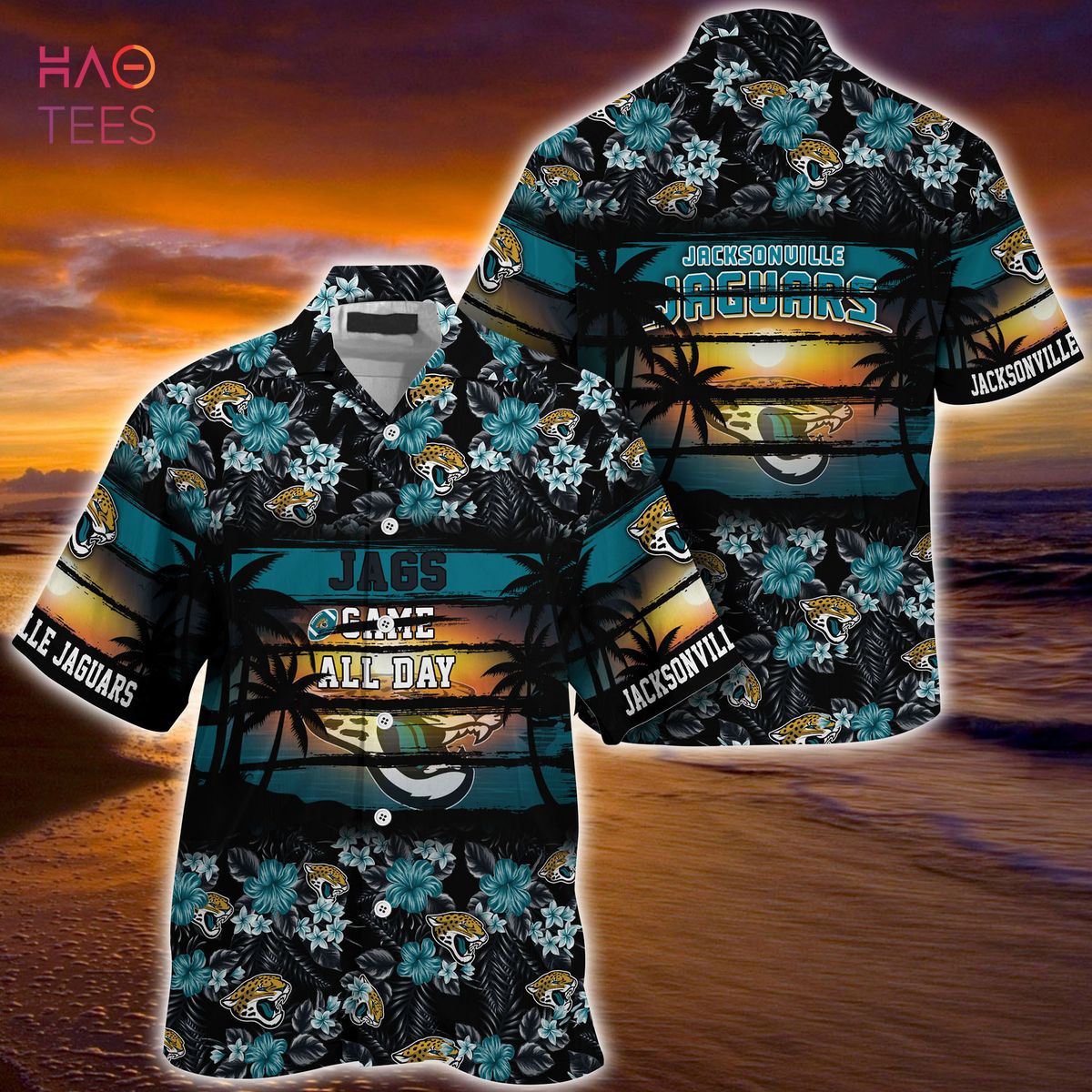 [TRENDING] Jacksonville Jaguars NFL-Summer Hawaiian Shirt, Floral Pattern For Sports Enthusiast This Year