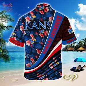 [TRENDING] Kansas Jayhawks  Summer Hawaiian Shirt, With Tropical Flower Pattern For Fans