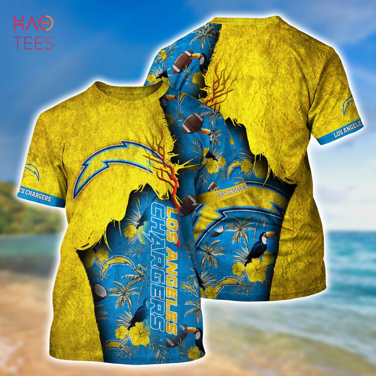 TRENDING] Los Angeles Chargers NFL Hawaiian Shirt, Retro Vintage Summer