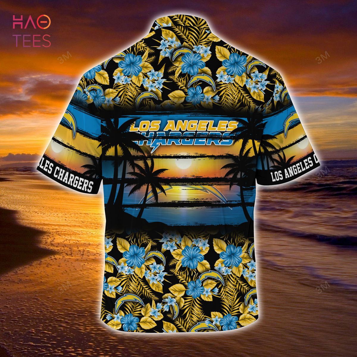 Los Angeles Chargers NFL-Summer Hawaiian 3D T-Shirt