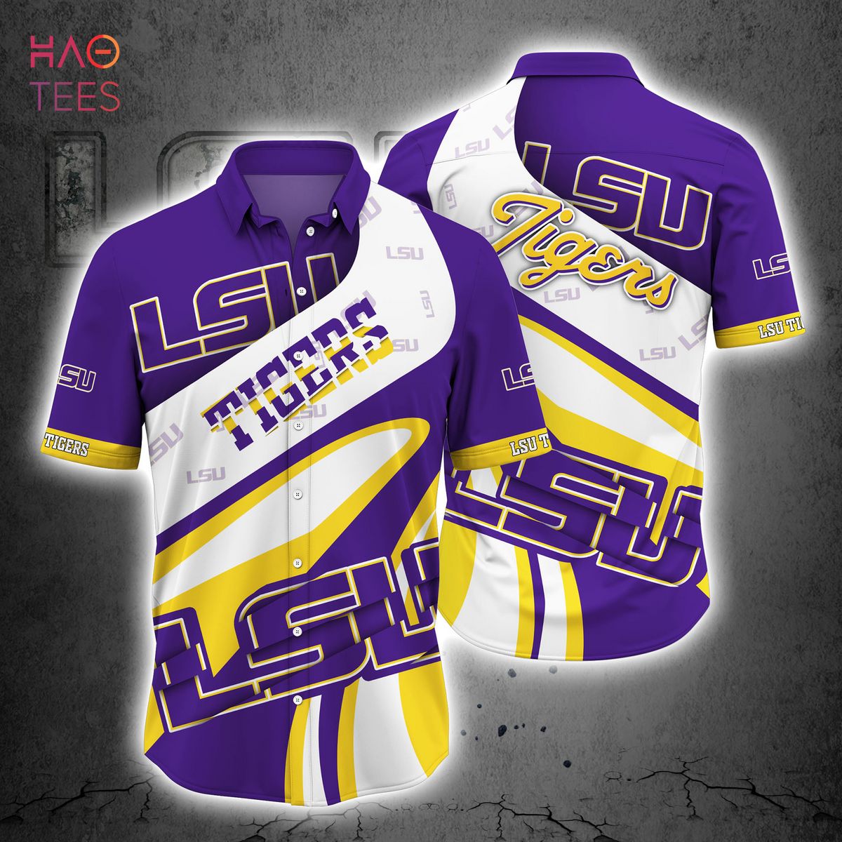 lsu tigers hawaiian shirt