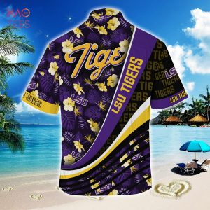 [TRENDING] LSU TIGERS Summer Hawaiian Shirt, With Tropical Flower Pattern For Fans