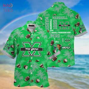 [TRENDING] Marshall Thundering Herd Hawaiian Shirt, New Gift For Summer