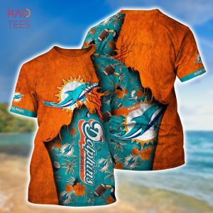 Miami Dolphins Zigzag Hawaiian Shorts Gift For Fans