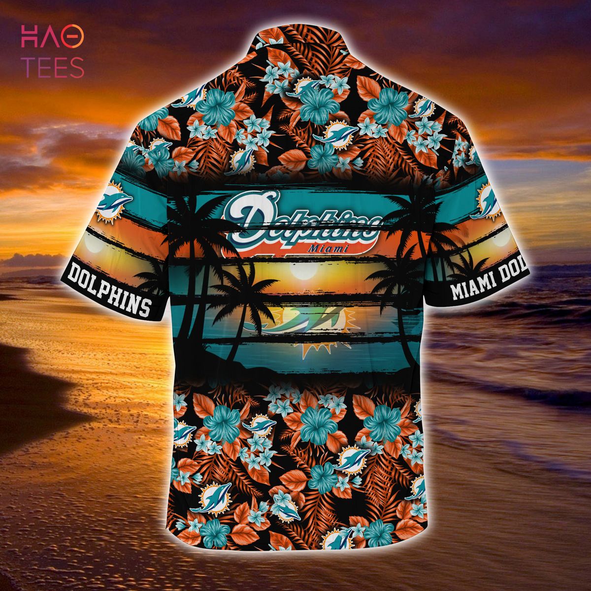 Miami Dolphins NFL Hawaiian Shirt Floral