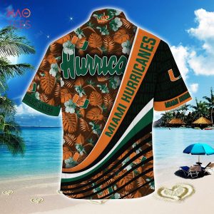 [TRENDING] Miami Hurricanes Summer Hawaiian Shirt, With Tropical Flower Pattern For Fans