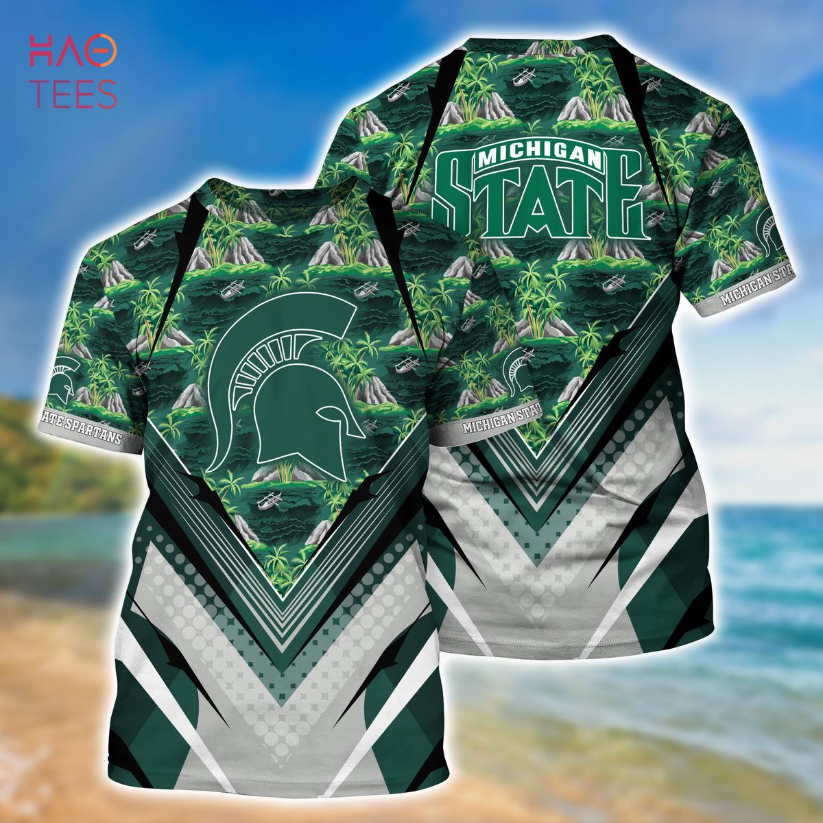 Michigan State Spartans NCAA Custom Name 3D Hawaiian Shirt Summer Funny  Color For Men And Women - Freedomdesign