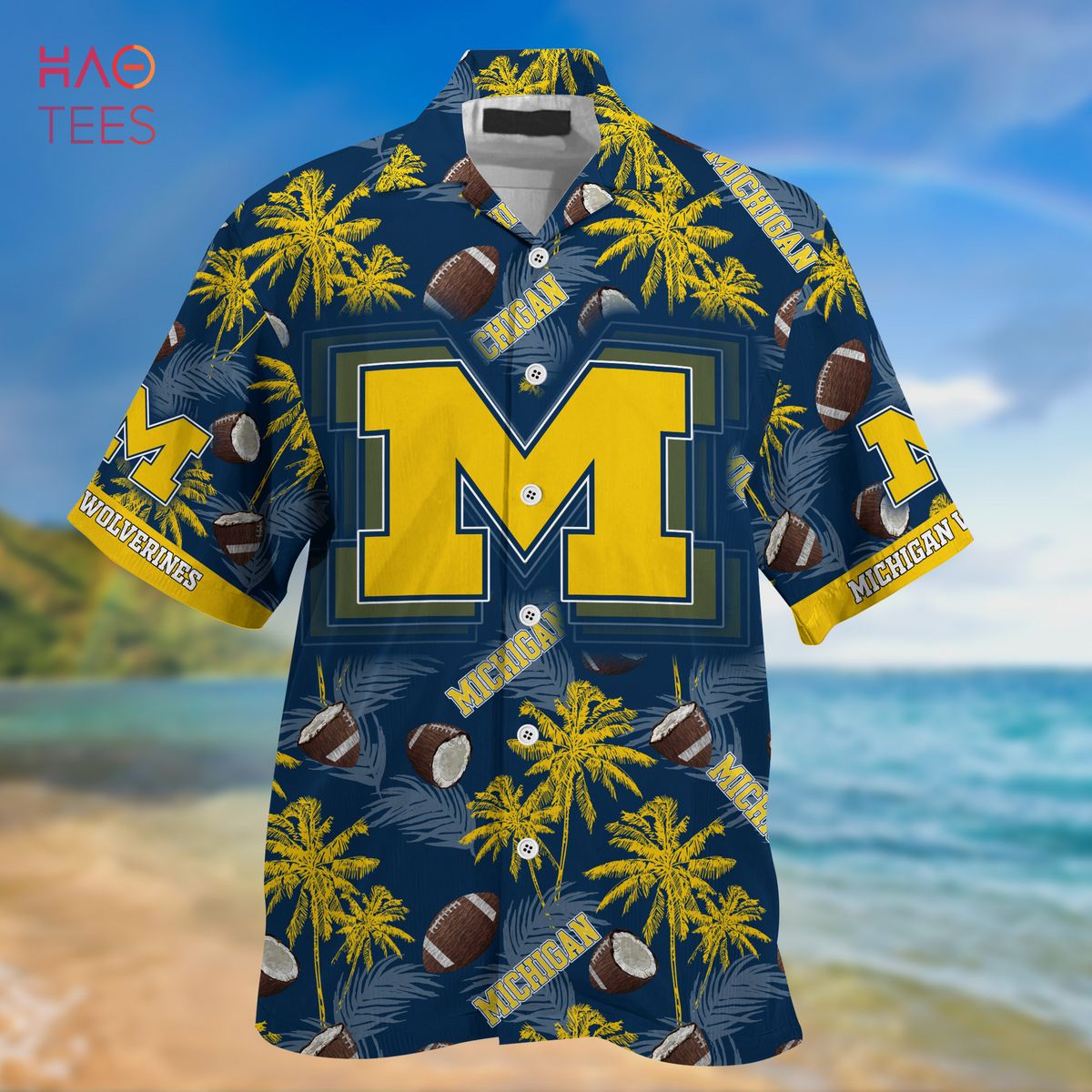 Michigan Hawaiian Shirt Tigers Lions Red Wings Wolverines Gift -  Personalized Gifts: Family, Sports, Occasions, Trending