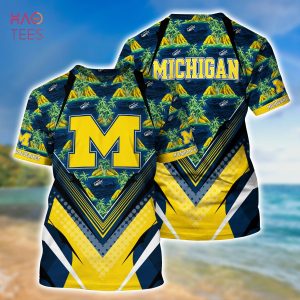 [TRENDING] Michigan Wolverines  Summer Hawaiian Shirt And Shorts, For Sports Fans This Season