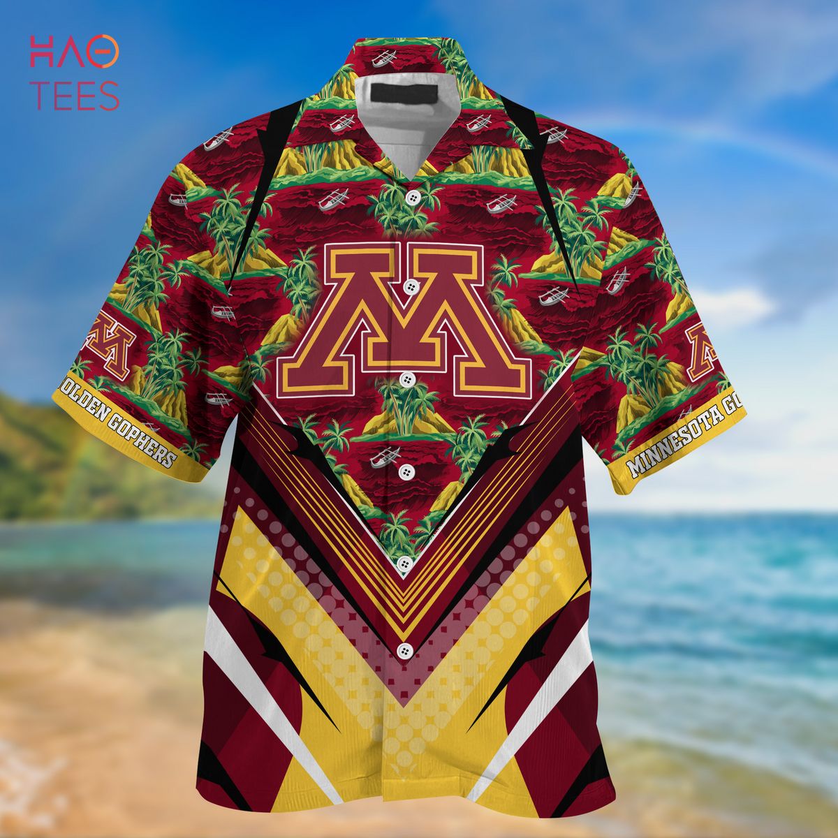 Minnesota Vikings Button Down Hawaiian Outfits Mens Summer Tops Beach  Shorts