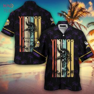 The best selling] Minnesota Vikings NFL Flower Classic All Over Print Hawaiian  Shirt