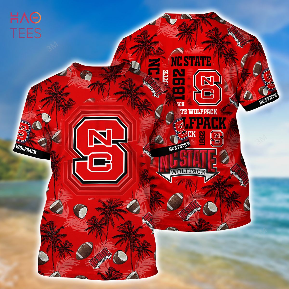 Nc State Wolfpack NCAA Flower Cheap Hawaiian Shirt 3D Shirt, Unique Nc  State Wolfpack Gifts - T-shirts Low Price