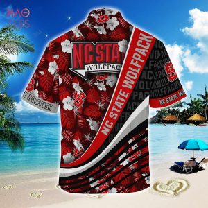 [TRENDING] NC State Wolfpack Summer Hawaiian Shirt, With Tropical Flower Pattern For Fans