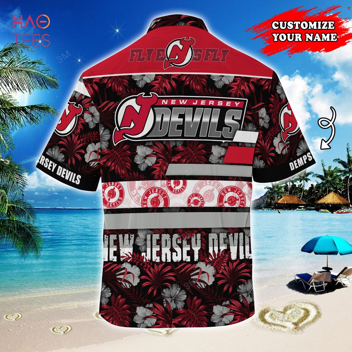 NHL New Jersey Devils Hawaiian Shirt,Aloha Shirt,Summer Gift For