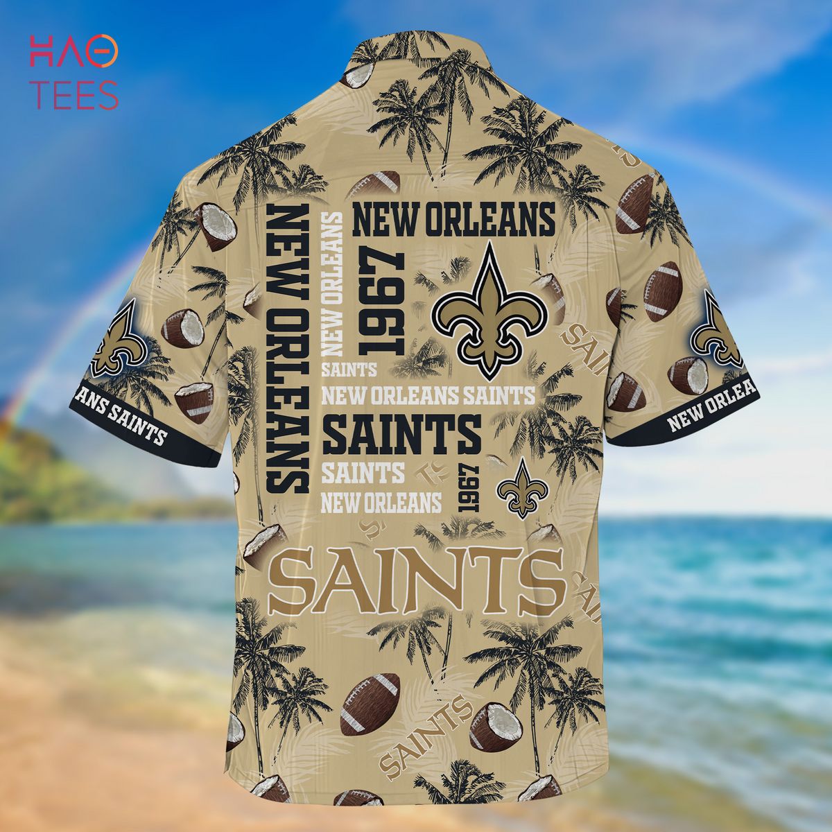 TRENDING] New Orleans Saints NFL Hawaiian Shirt, Retro Vintage Summer