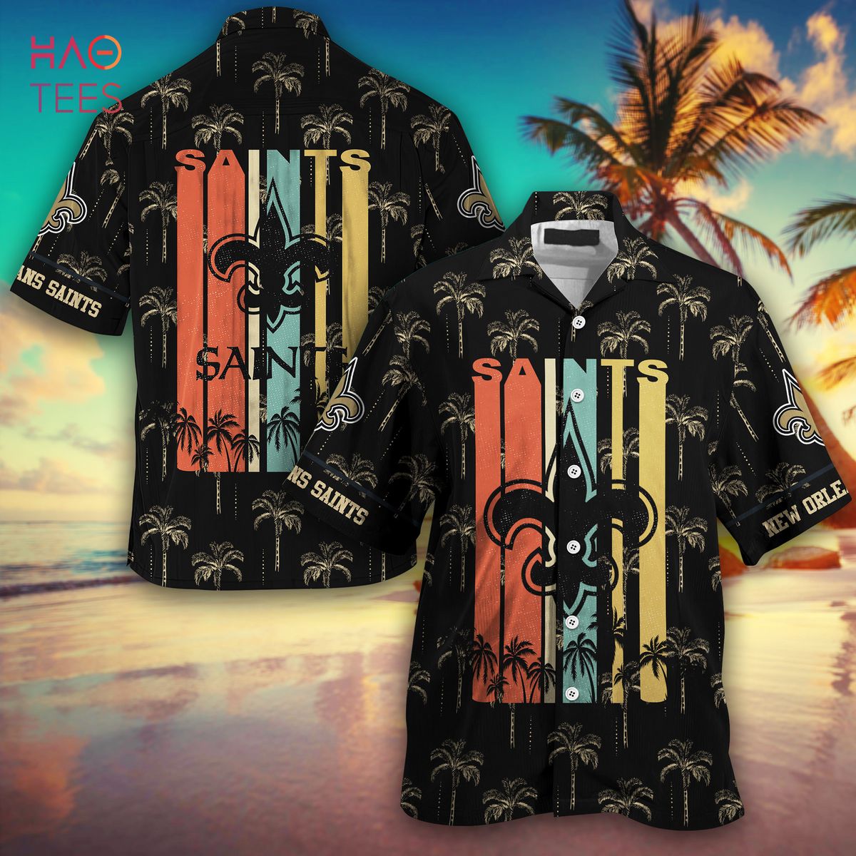 TRENDING] New Orleans Saints NFL Hawaiian Shirt, Retro Vintage Summer
