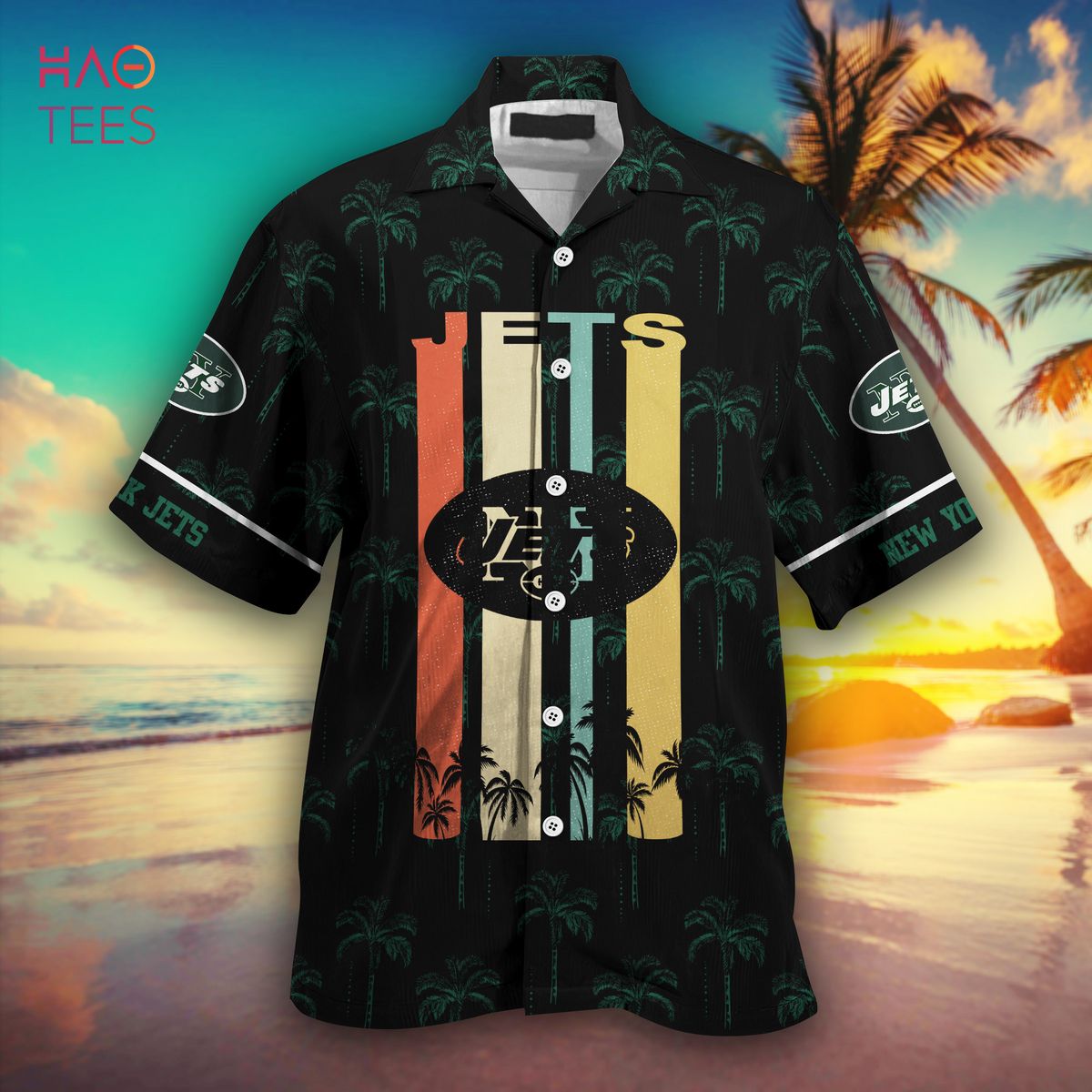 TRENDING] New York Jets NFL Hawaiian Shirt, Retro Vintage Summer