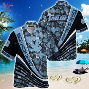 [TRENDING] North Carolina Tar Heels  Summer Hawaiian Shirt, With Tropical Flower Pattern For Fans