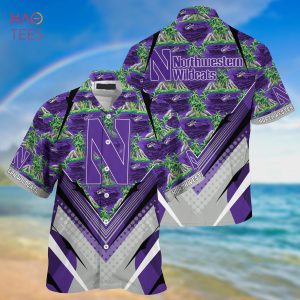 [TRENDING] Northwestern Wildcats Summer Hawaiian Shirt And Shorts, For Sports Fans This Season