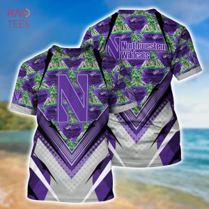 [TRENDING] Northwestern Wildcats Summer Hawaiian Shirt And Shorts, For Sports Fans This Season