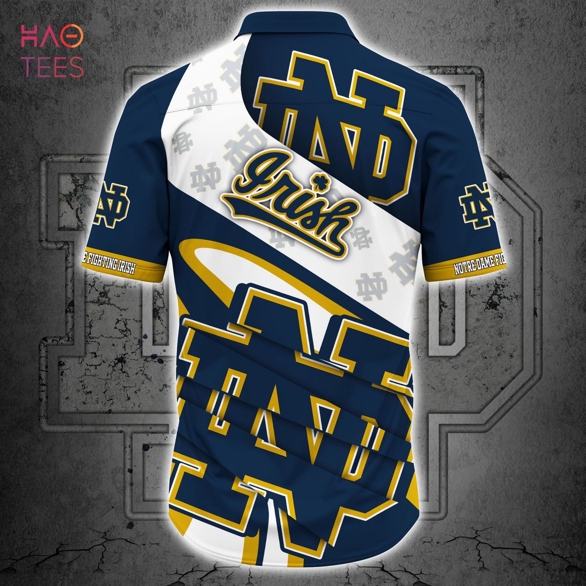 Notre Dame Fighting Irish Trending Hawaiian Shirt Gift For Fans -  Freedomdesign