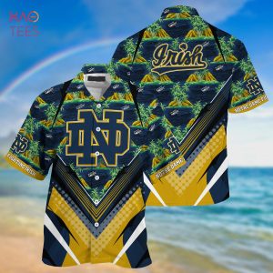 [TRENDING] Notre Dame Fighting Irish Summer Hawaiian Shirt And Shorts, For Sports Fans This Season