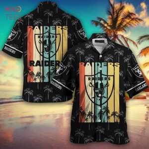 [TRENDING] Oakland Raiders NFL Hawaiian Shirt, Retro Vintage Summer