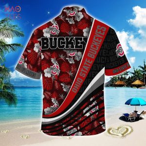[TRENDING] Ohio State Buckeyes Summer Hawaiian Shirt, With Tropical Flower Pattern For Fans