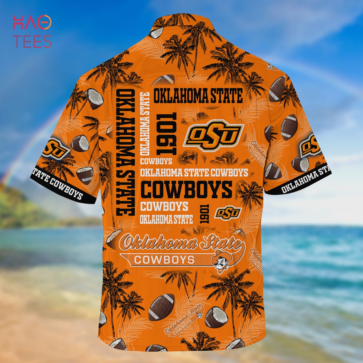 Oklahoma State Cowboys NCAA Hawaiian Shirt Pattern Summer Custom Name For  Men And Women Gift - YesItCustom