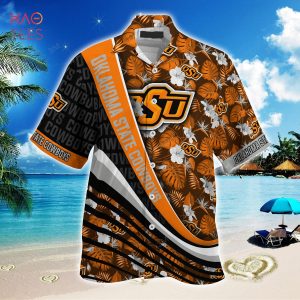 Oklahoma State Cowboys Tropical Palm Tree Trending Summer Aloha