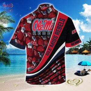 [TRENDING] Ole Miss Rebels  Summer Hawaiian Shirt, With Tropical Flower Pattern For Fans