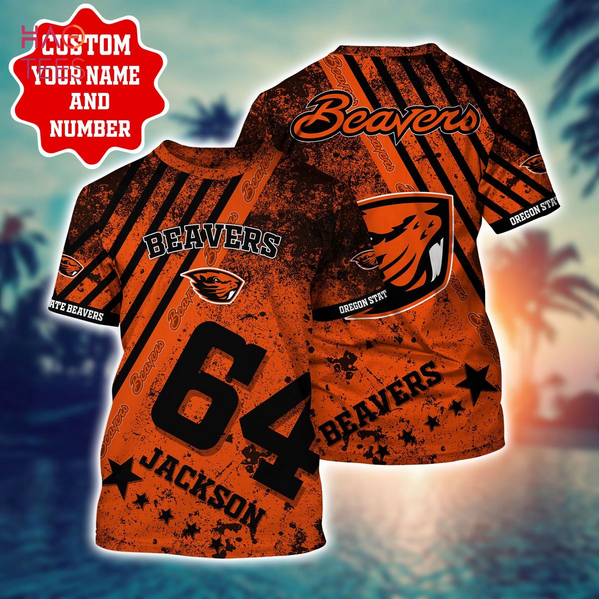 HOT] New Oregon State Beavers Custom Jersey Orange