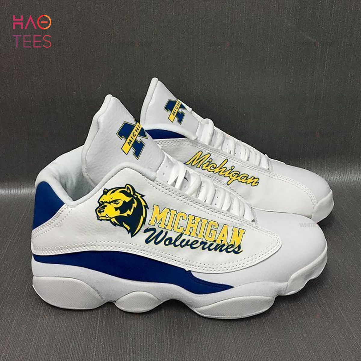 BEST Michigan Wolverines Mix Air Jordan 13 Shoes, Sneaker