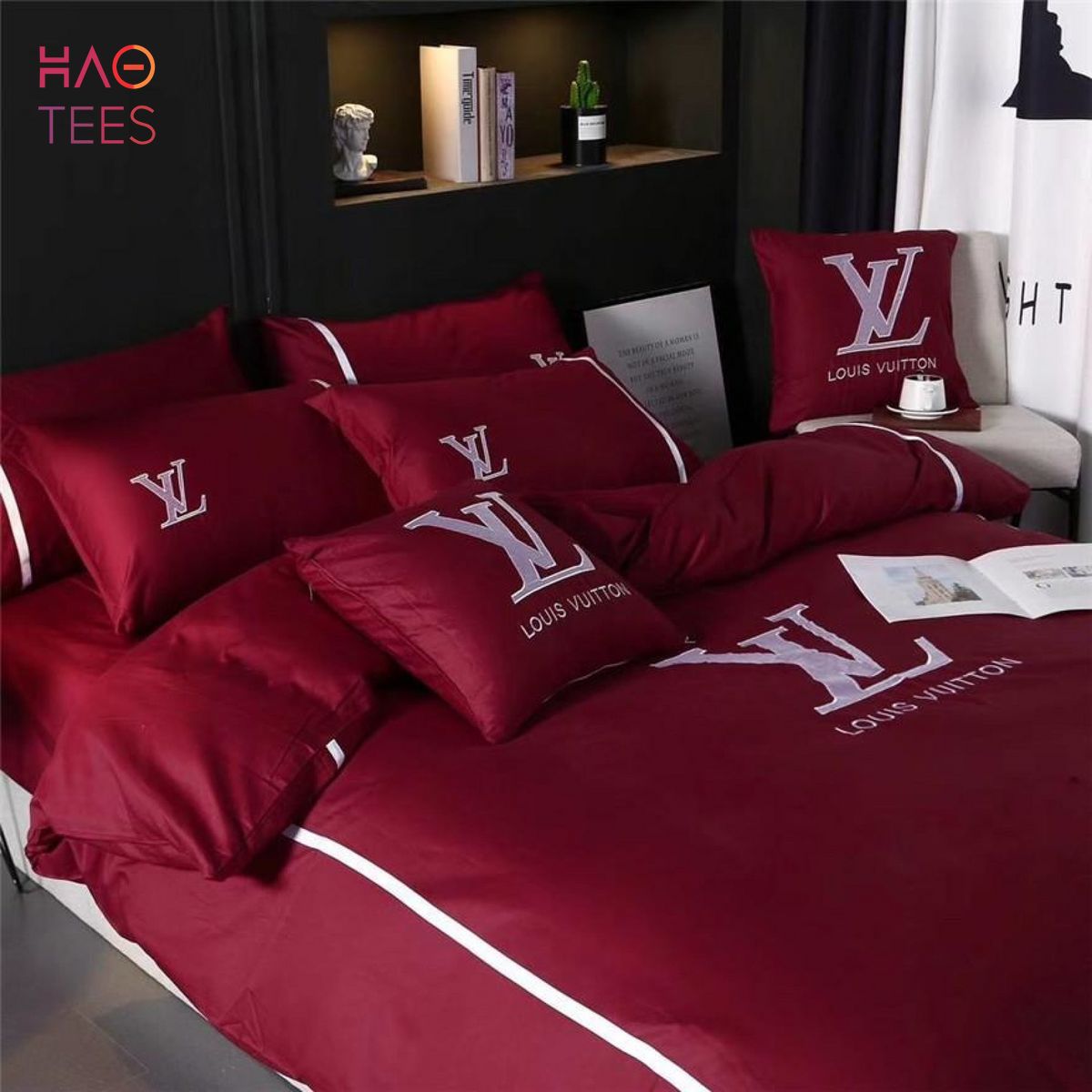 NEW LV Embroidery Duvet Cover Bedding Sets