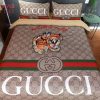 Gucci Designer Bedding Set Flower Stripe