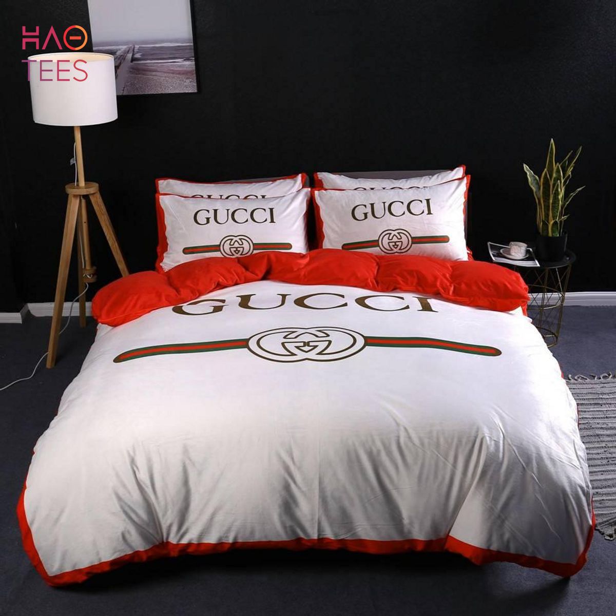 Gucci Floral Printing Cotton Bedding Set Luxury Store