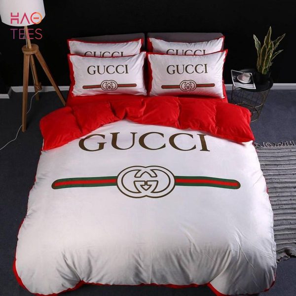Gucci Floral Printing Cotton Bedding Set