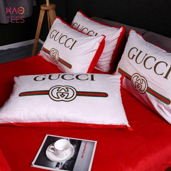Gucci Floral Printing Cotton Bedding Set
